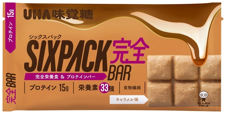 SIXPACK完全バー　キャラメル味