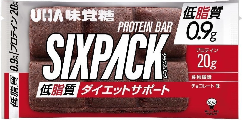 SIXPACK低脂質プロテインバー　チョコレート味